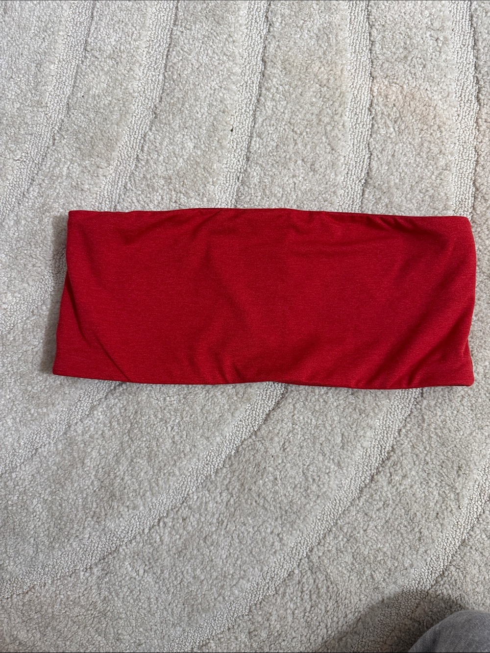 P'tula Red Bandeau Tube Top